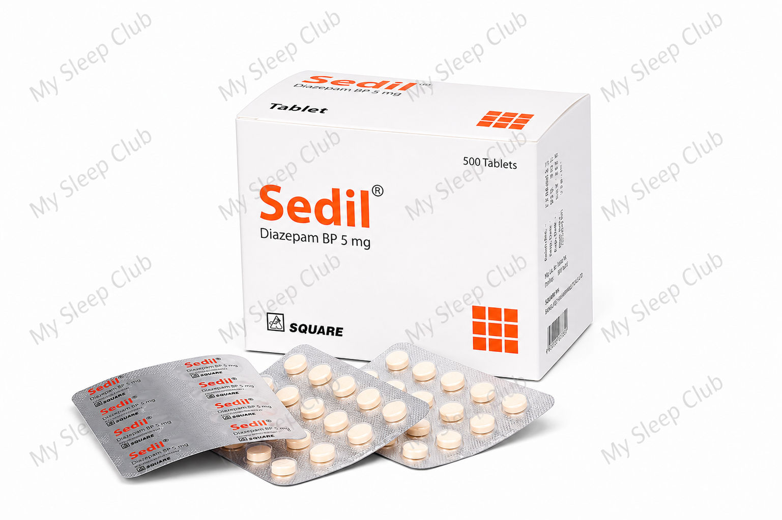 Buy Sedil Diazepam 5mg Tablets Online in the UK
