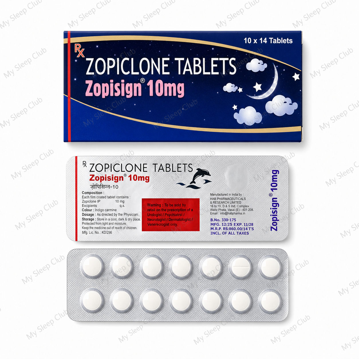 Buy Zopiclone 10mg Tablets Online in the UK