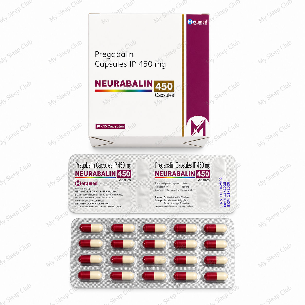 Buy Pregabalin Capsules 450mg Online in the UK
