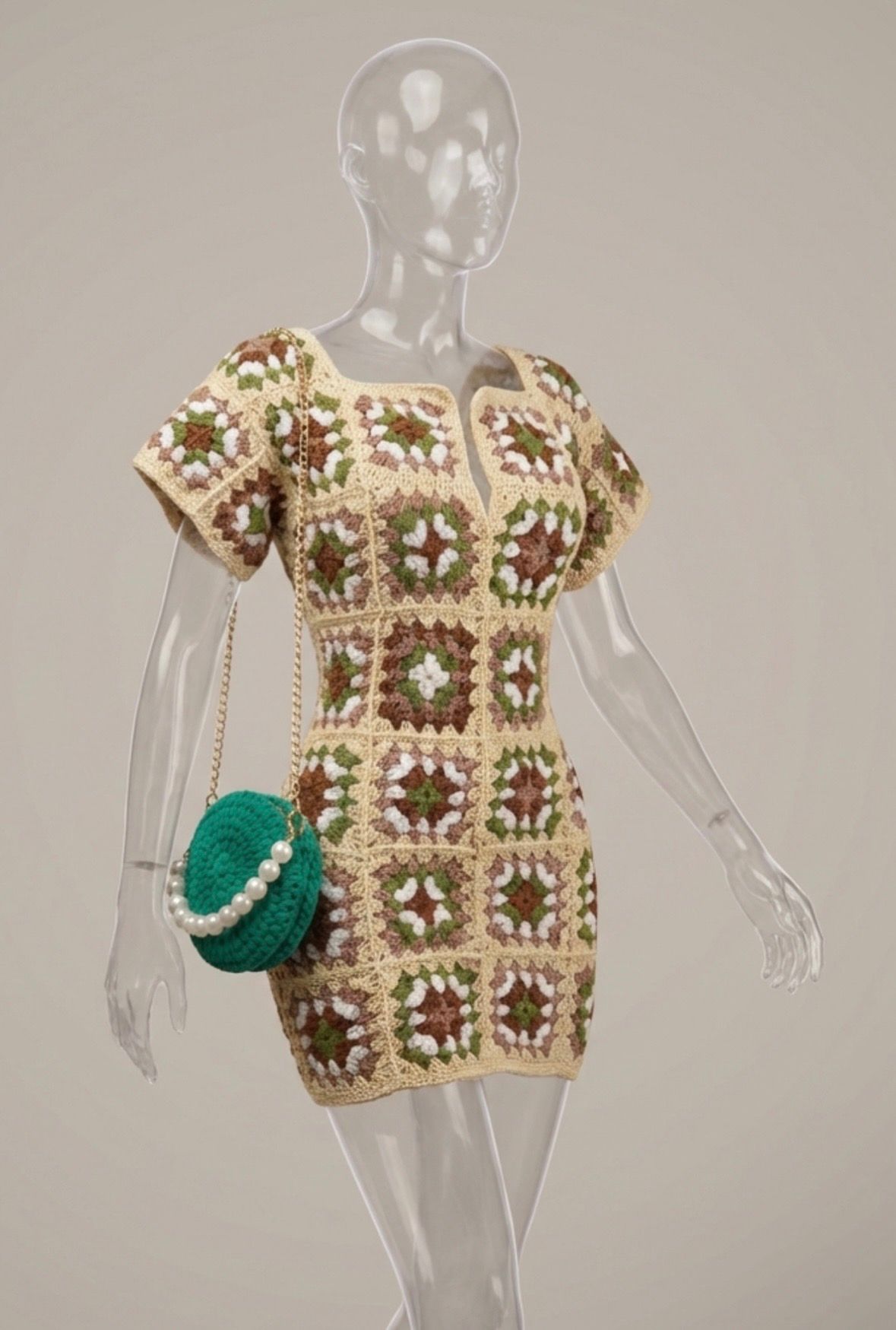 Granny square dress