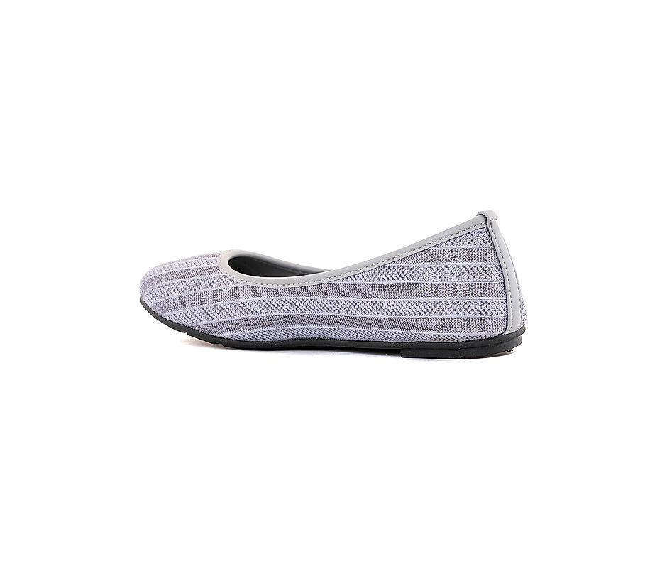 KHADIM Grey Ballerina Casual Shoe for Women (6537812)