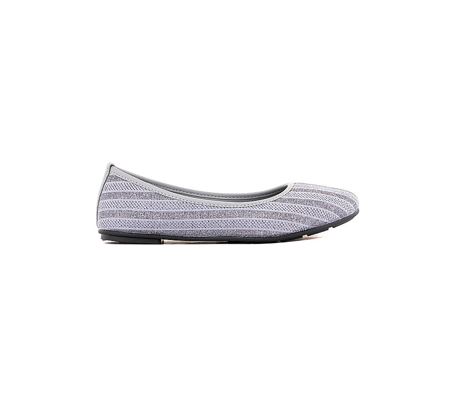 KHADIM Grey Ballerina Casual Shoe for Women (6537812)