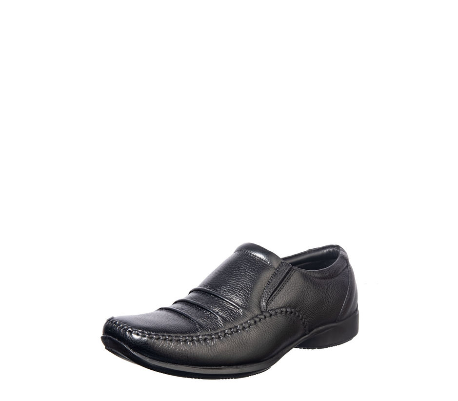 british walkers black formal slip on shoe