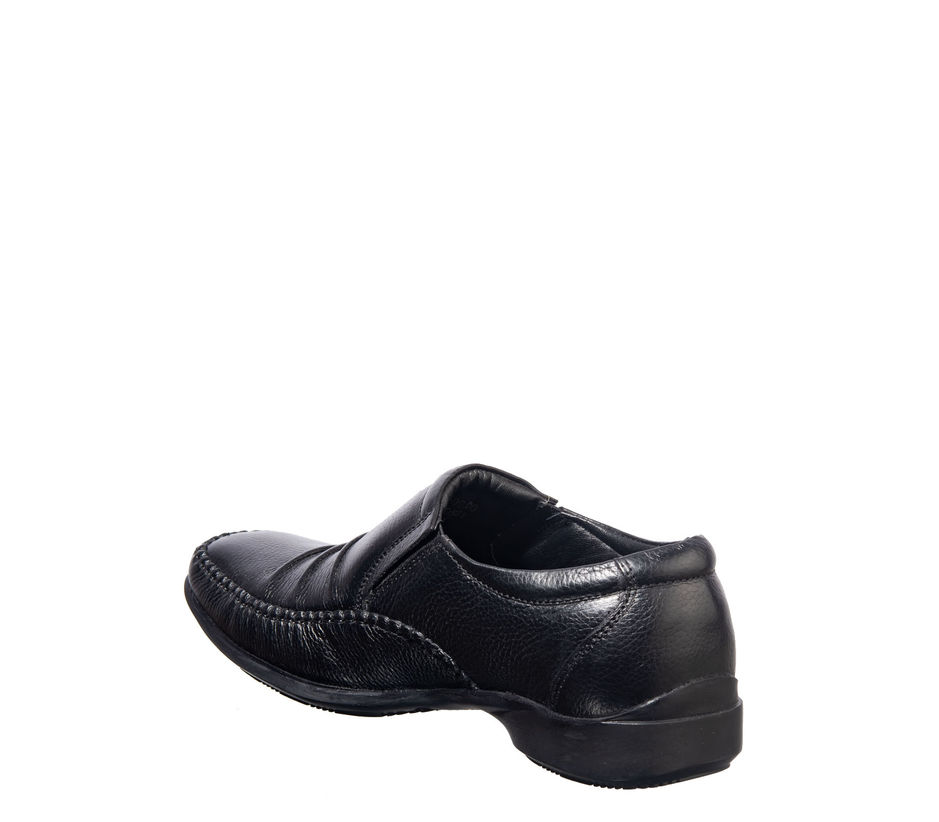 british walkers black formal slip on shoe