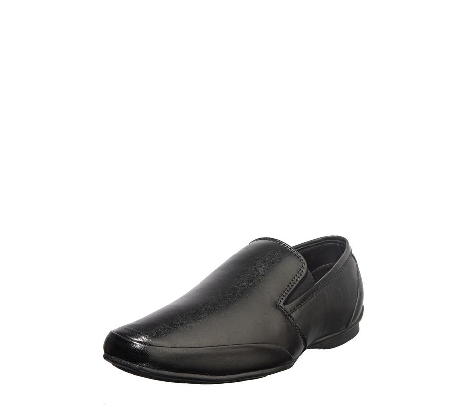 british walkers black formal slip on shoe