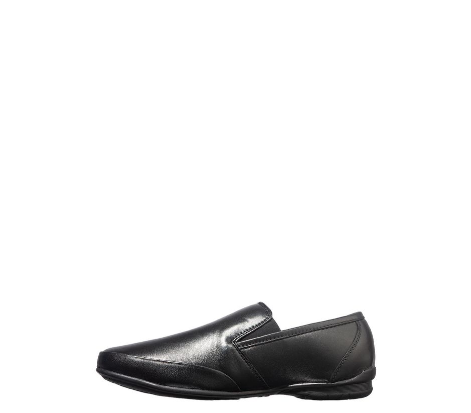 british walkers black formal slip on shoe