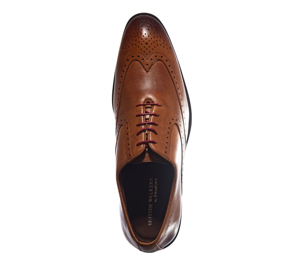 British Walkers Brown Formal Brogue Shoe