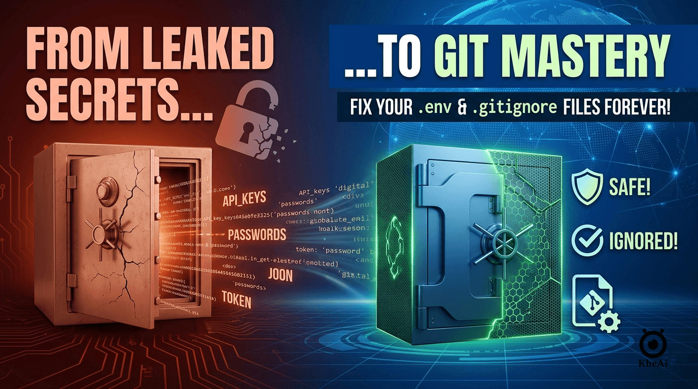 From Leaked Secrets to Git Mastery: How I Finally Fixed My .env and .gitignore Nightmares
