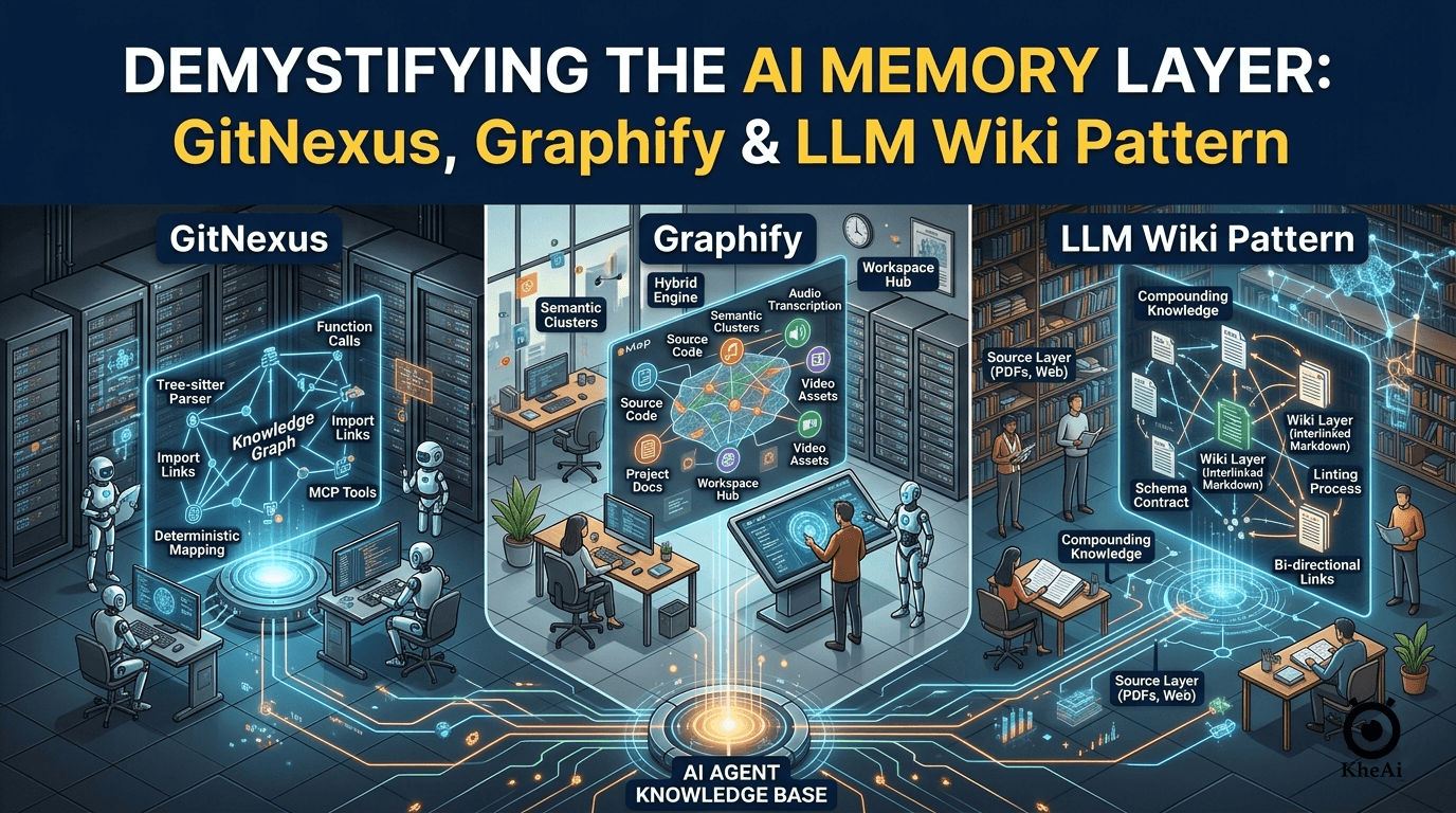 Demystifying the AI Memory Layer: GitNexus, Graphify & LLM Wiki Pattern
