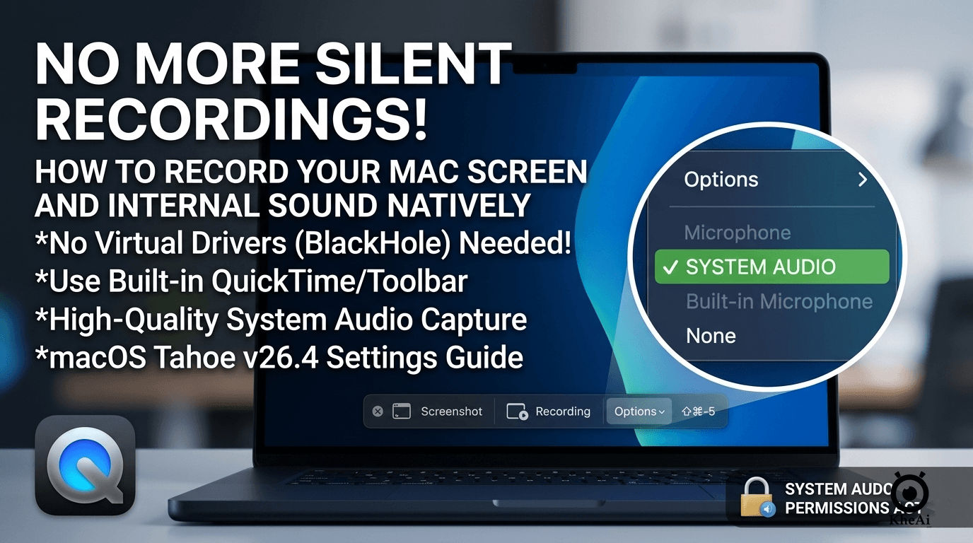 How I Finally Solved the Mac Screen Recording Audio Myth (No Third-Party Apps Required!)
