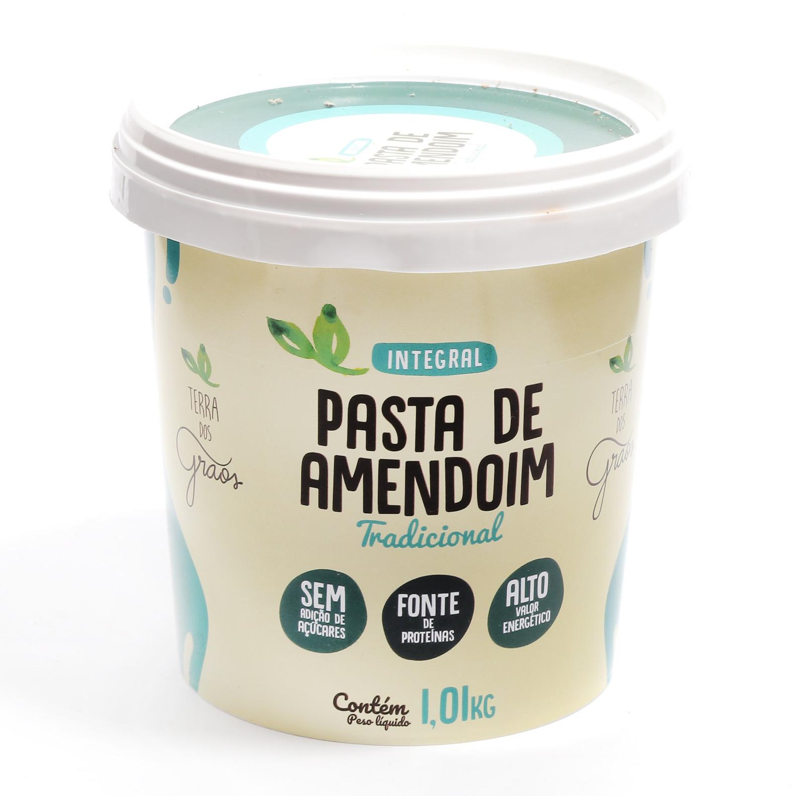 Pasta de Amendoim Integral Tradicional Terra dos Grãos (1,01kg)