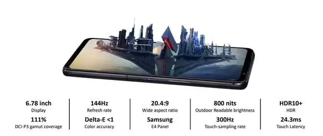 ASUS ROG Phone 5, Pro și Ultimate, trei telefoane de gaming bestiale 3 Afisaj