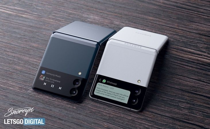 Samsung Galaxy Z Flip 3 are noi redări 3D în care prezintă designul său minunat 2 Samsung Galaxy Flip 3 randare 3d