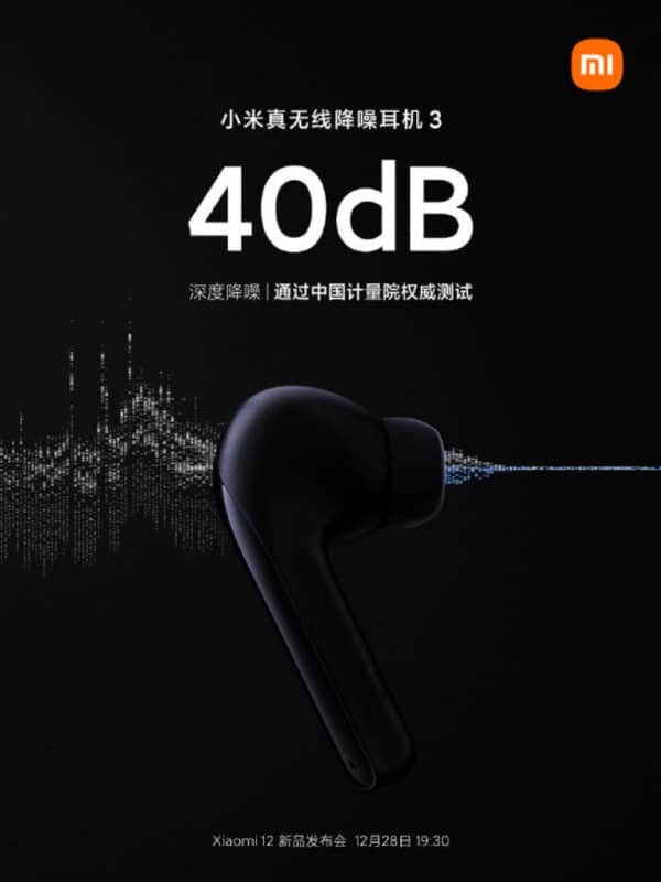 Xiaomi a anunțat căștile Mi True Wireless 3 2 Xiaomi True Wireless Earphones 3