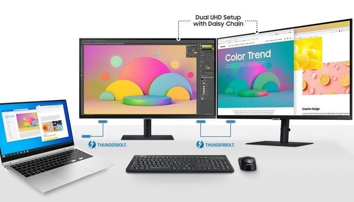 Monitor Samsung ViewFinity S8UT cu rezoluție 4K, port Thunderbolt 4 dezvăluit 3 Monitor 4K Samsung ViewFinity S8UT