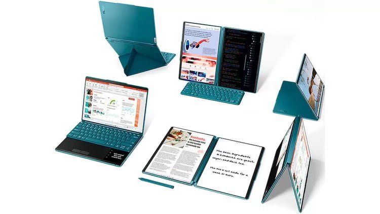 Lenovo Yoga Book 9i: Laptop cu ecran dublu 2 Laptop Lenovo Yoga Book 9i