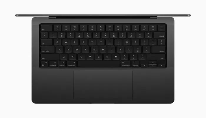 MacBook Pro M3 de 14 și 16 inchi: Specificații și preț 2 Apple MacBook Pro M3 tastatura