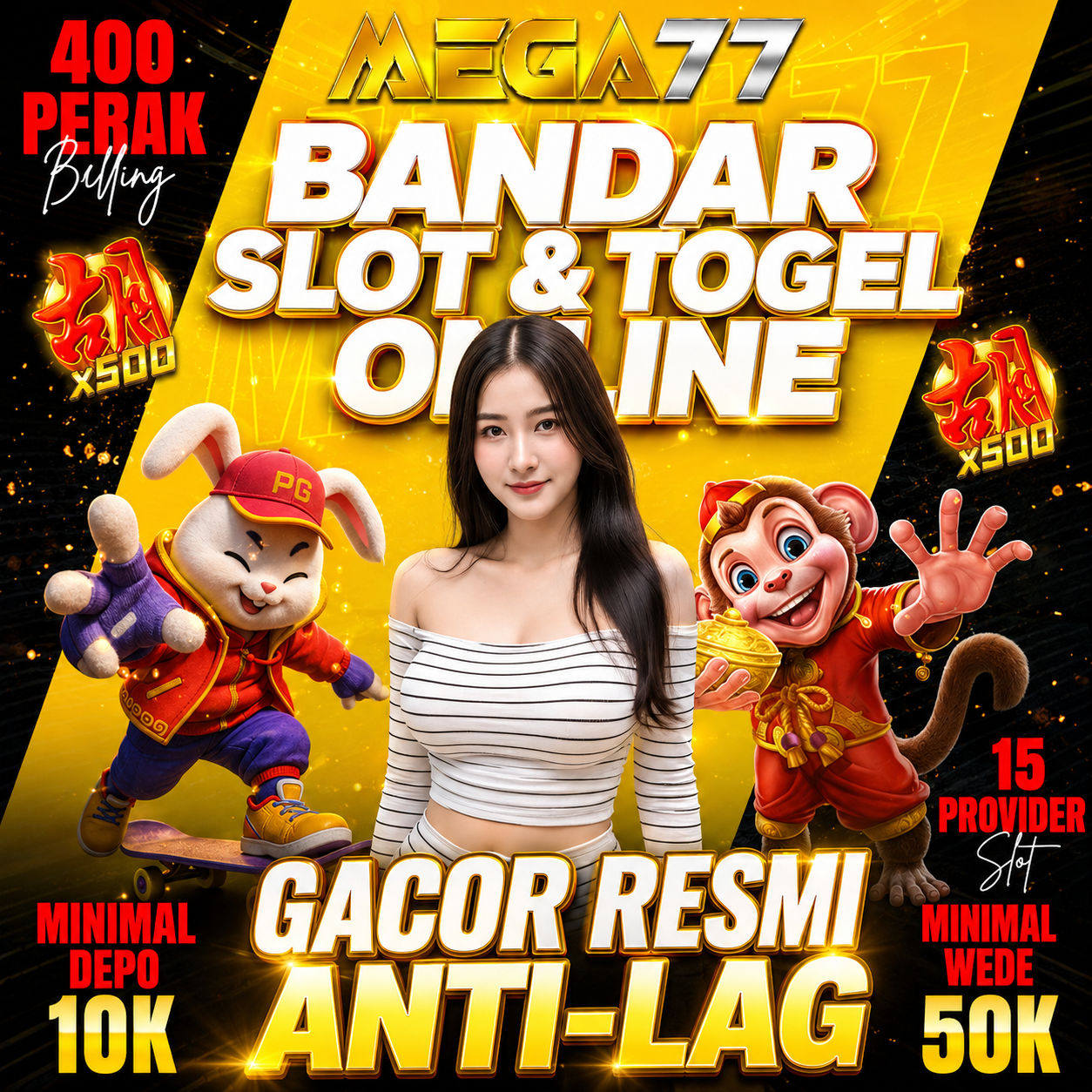 Sertifikat, penghargaan, tanda, atau dokumen yang dipajang di MEGA77 | Situs Bandar Slot & Togel Online Resmi Anti-Lag