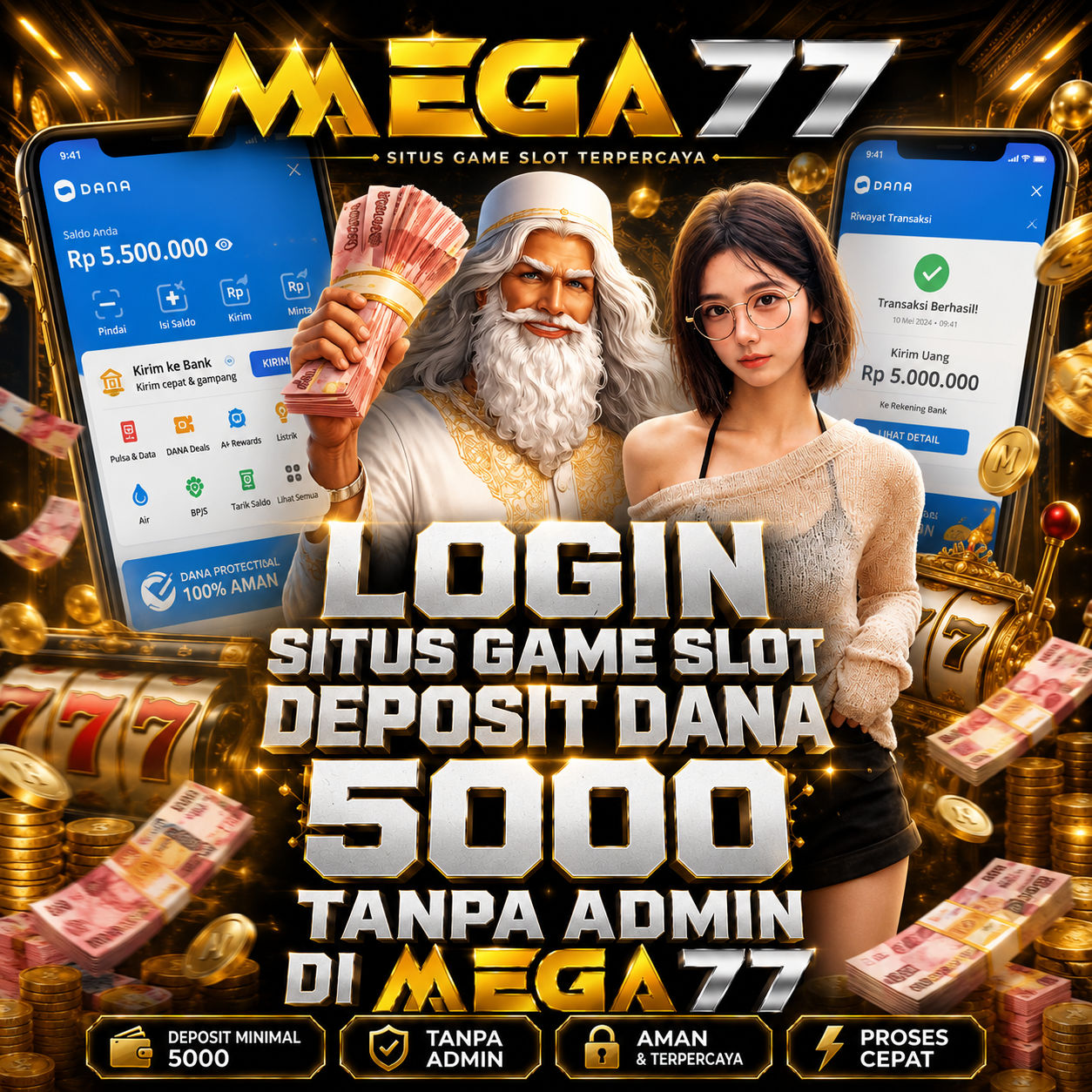 Galeri foto Login Situs Game Slot Deposit Dana 5000 Tanpa Admin di MEGA77 di Bali