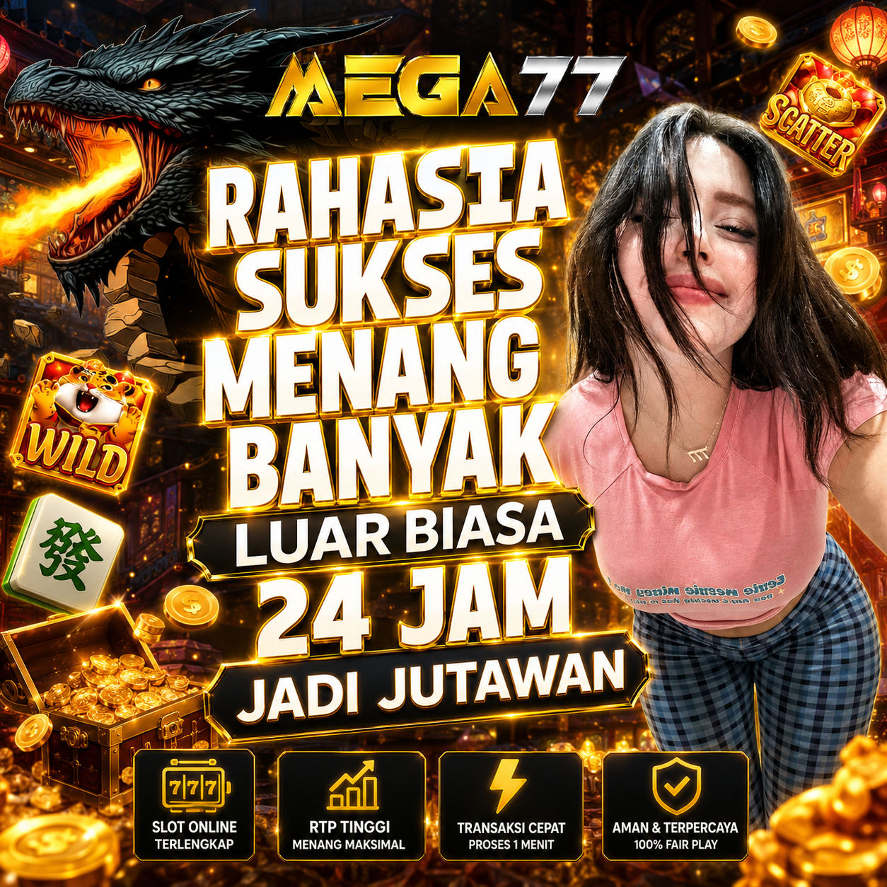 MEGA77 - Rahasia Sukses Menang Banyak Luar Biasa 24 Jam Jadi Jutawan