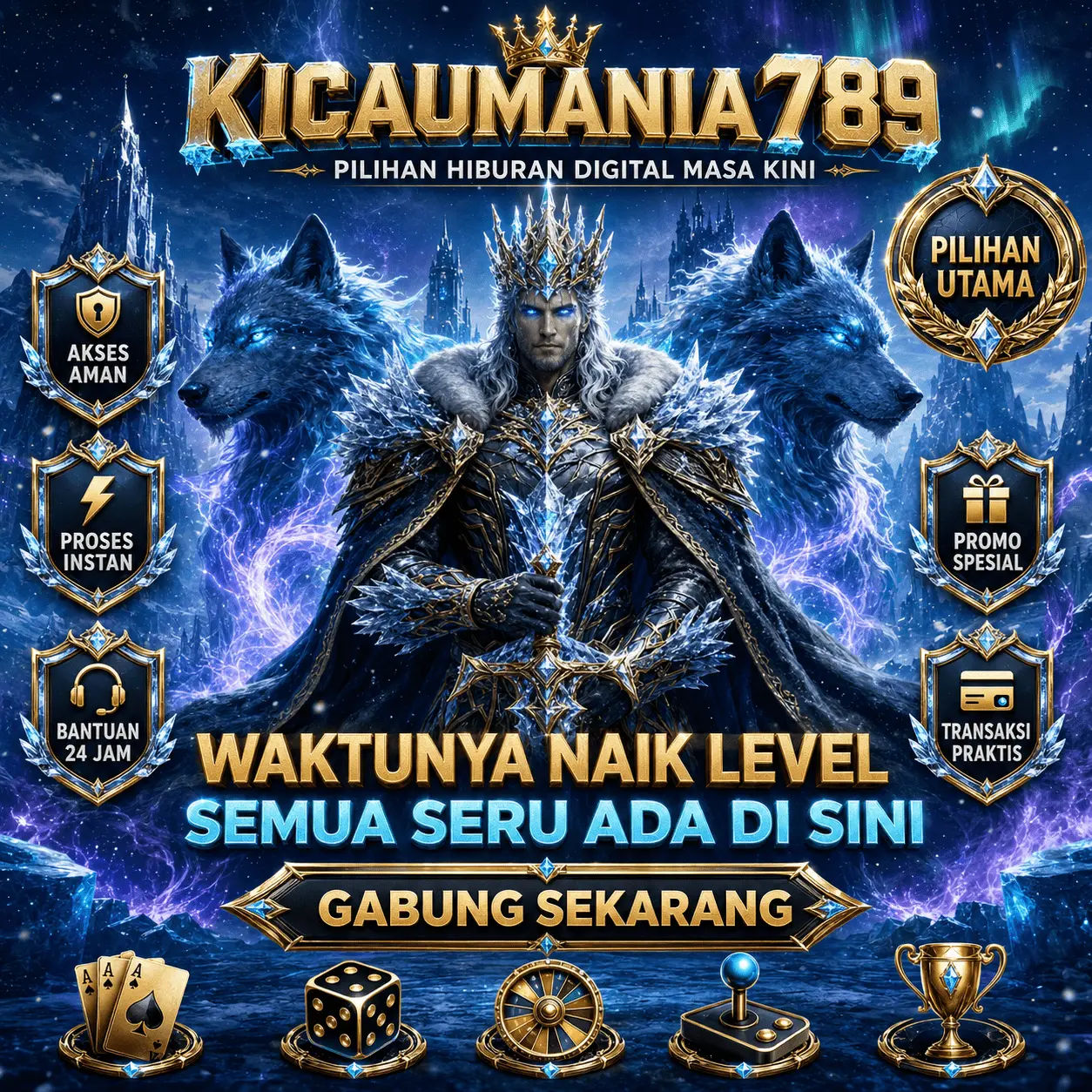 Informasi visual platform Kicaumania789 untuk pengguna dewasa