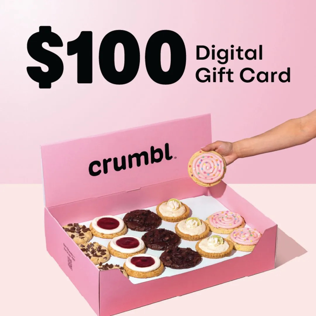 Crumbl $100 digital gift card