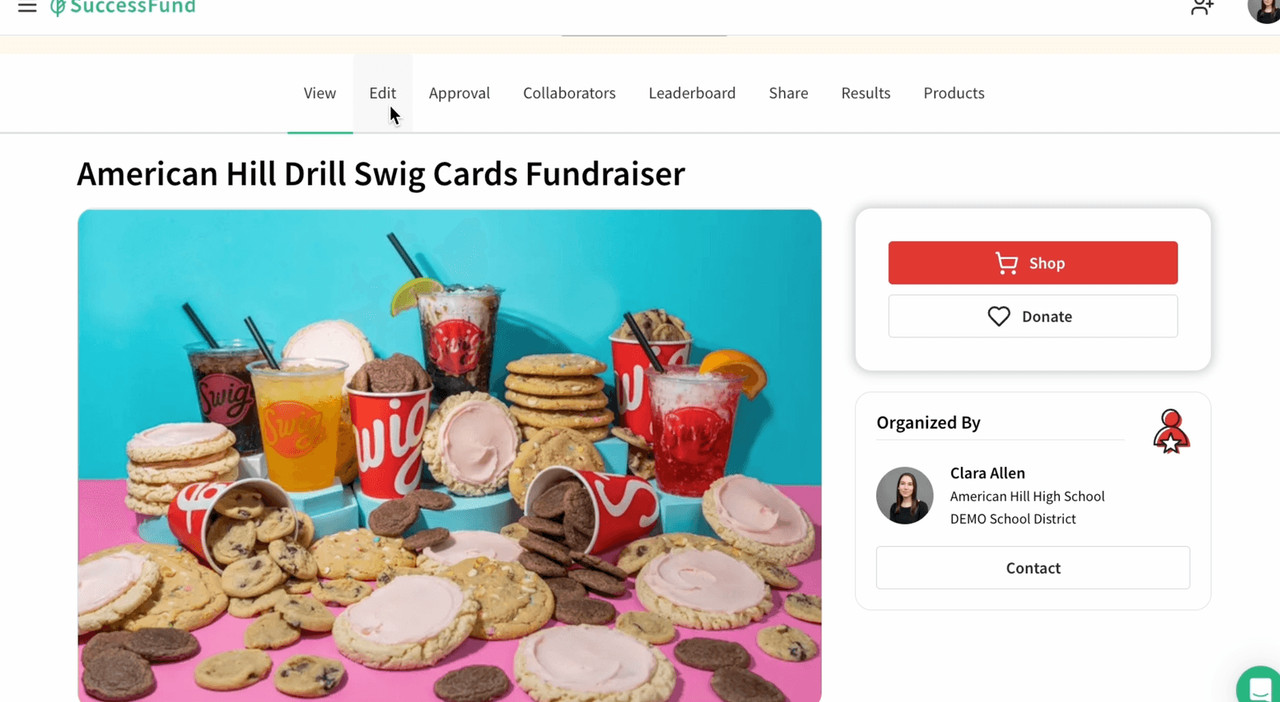 How to Run a Swig Card Fundraiser