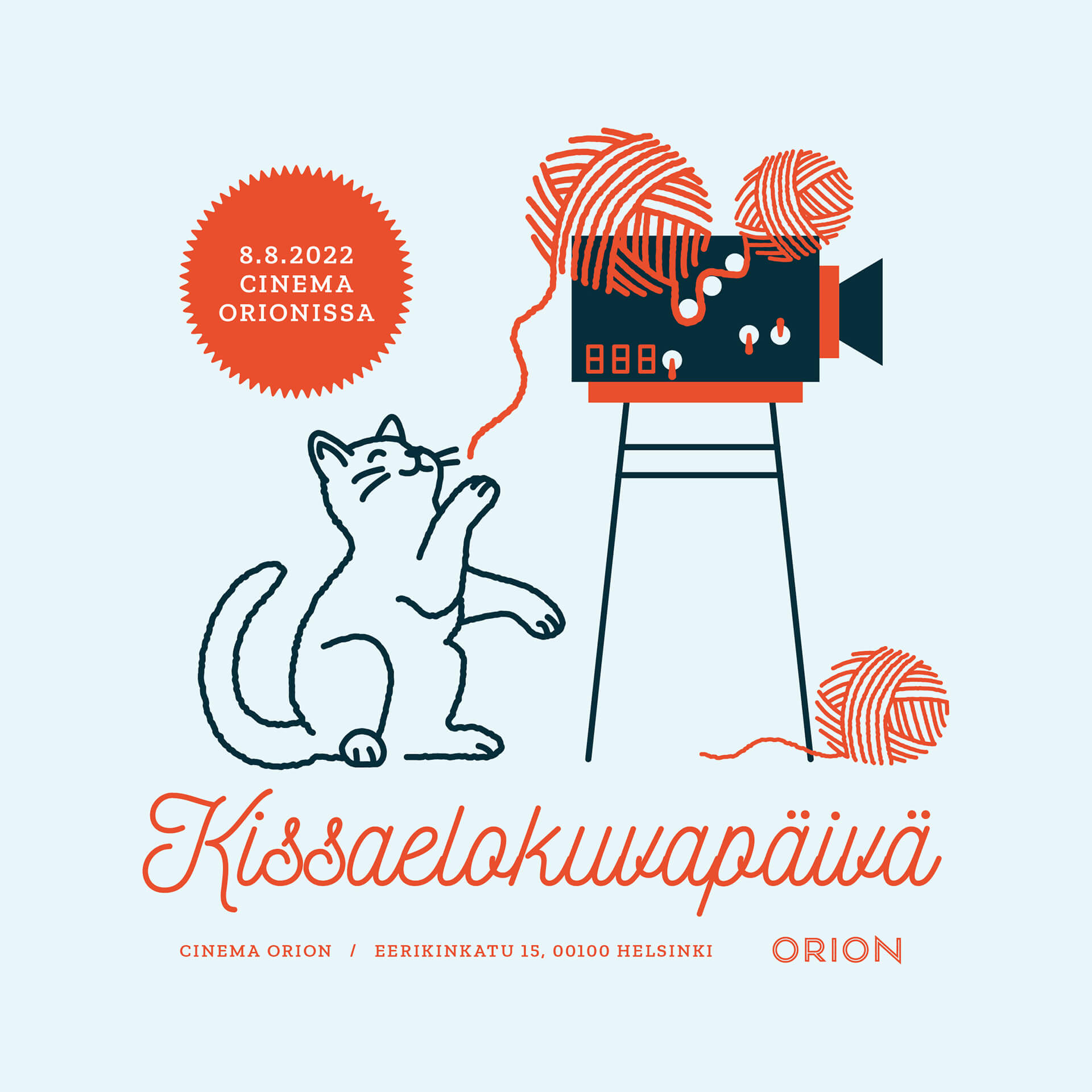 Kissaelokuvapäivä Cinema Orionissa Kissaelokuvapäivä Cinema Orionissa