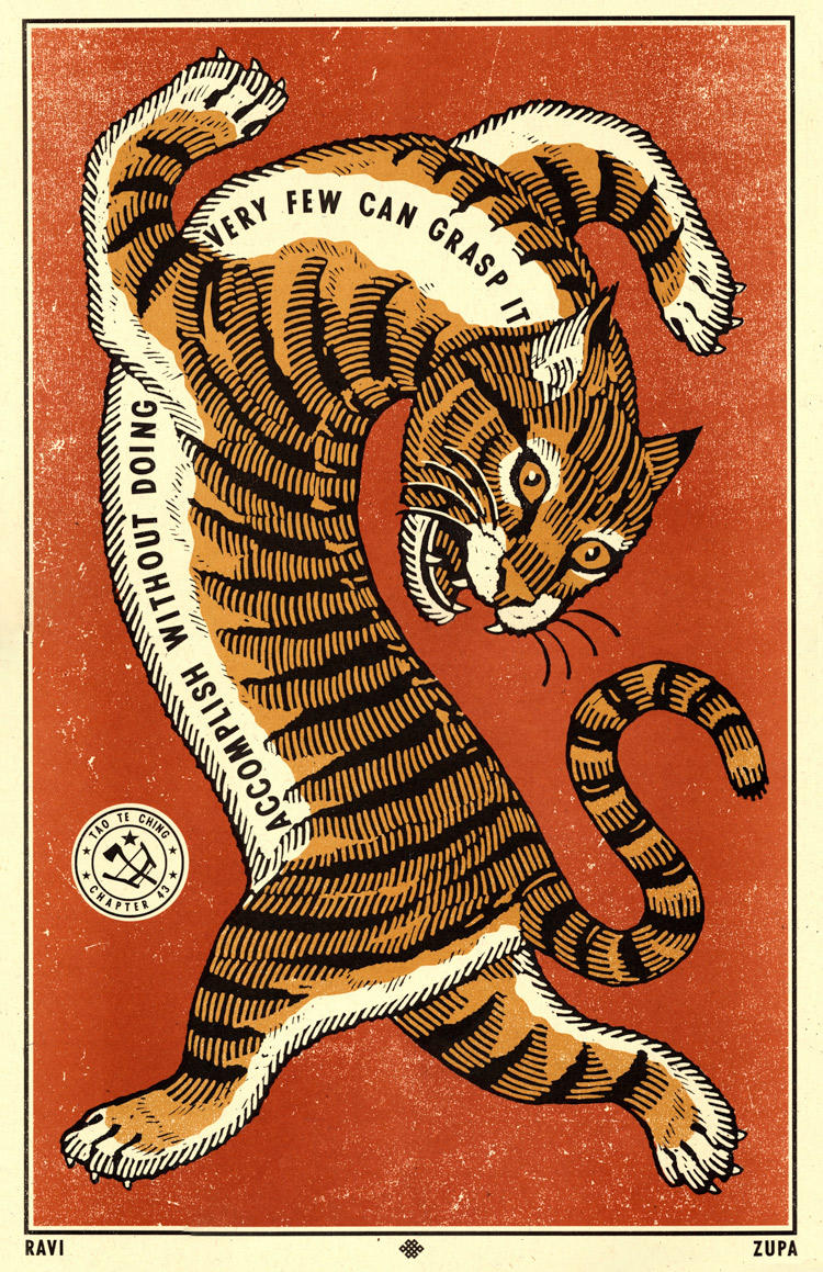 Tikru mutkalla. Kuva: Ravi Zupa