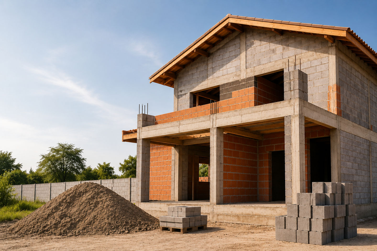 Construção e obra finalizada