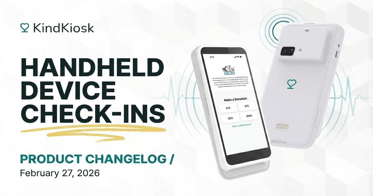 Handheld Device Check-ins