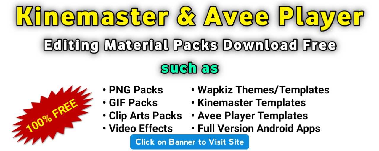 Video & Photo Editing Material Download