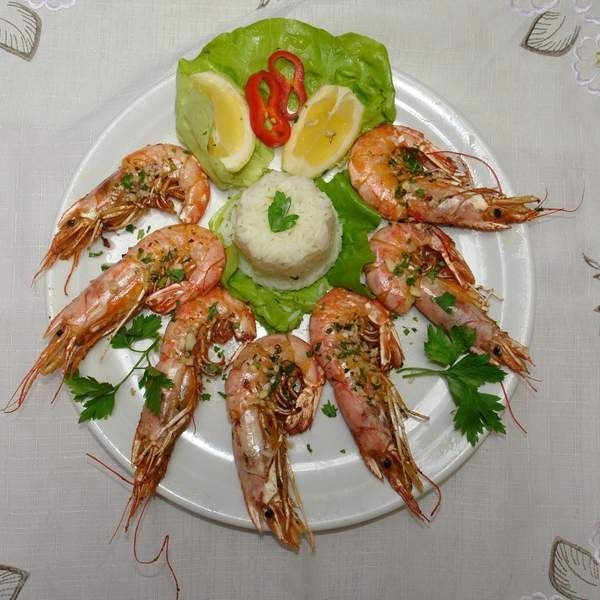 Unpeeled grilled shrimp 400 gr