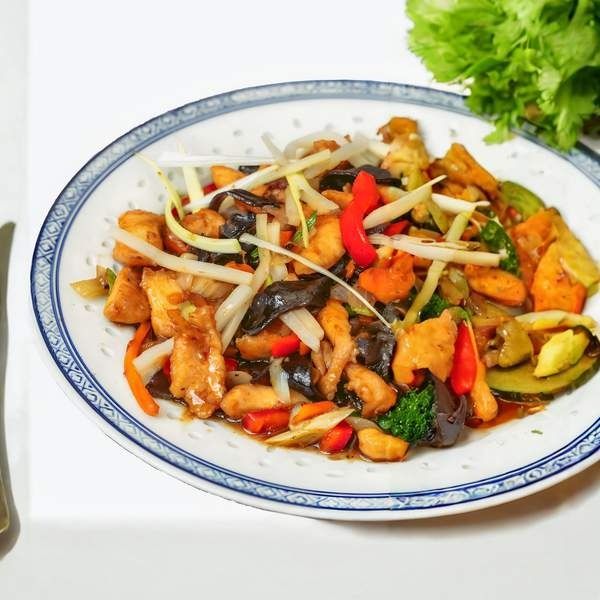 Chicken with black mushrooms 420 gr