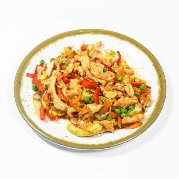 Chicken with vegetable side dish 420 gr