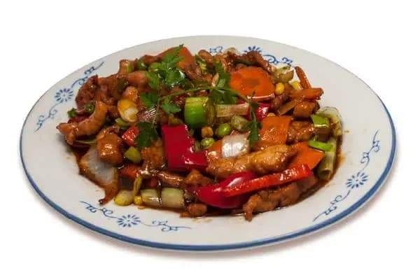 Pork with vegetable side dish 420 gr