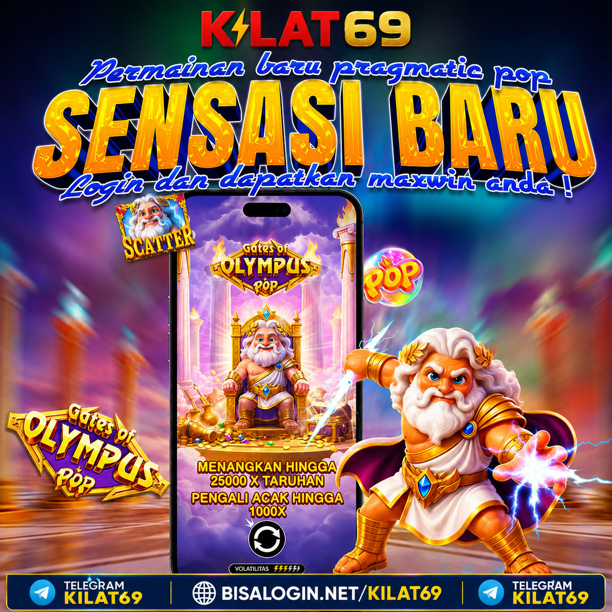 KILAT69 > Fitur Scatter Pemenang Memilih Situs Slot Terbaru Ini