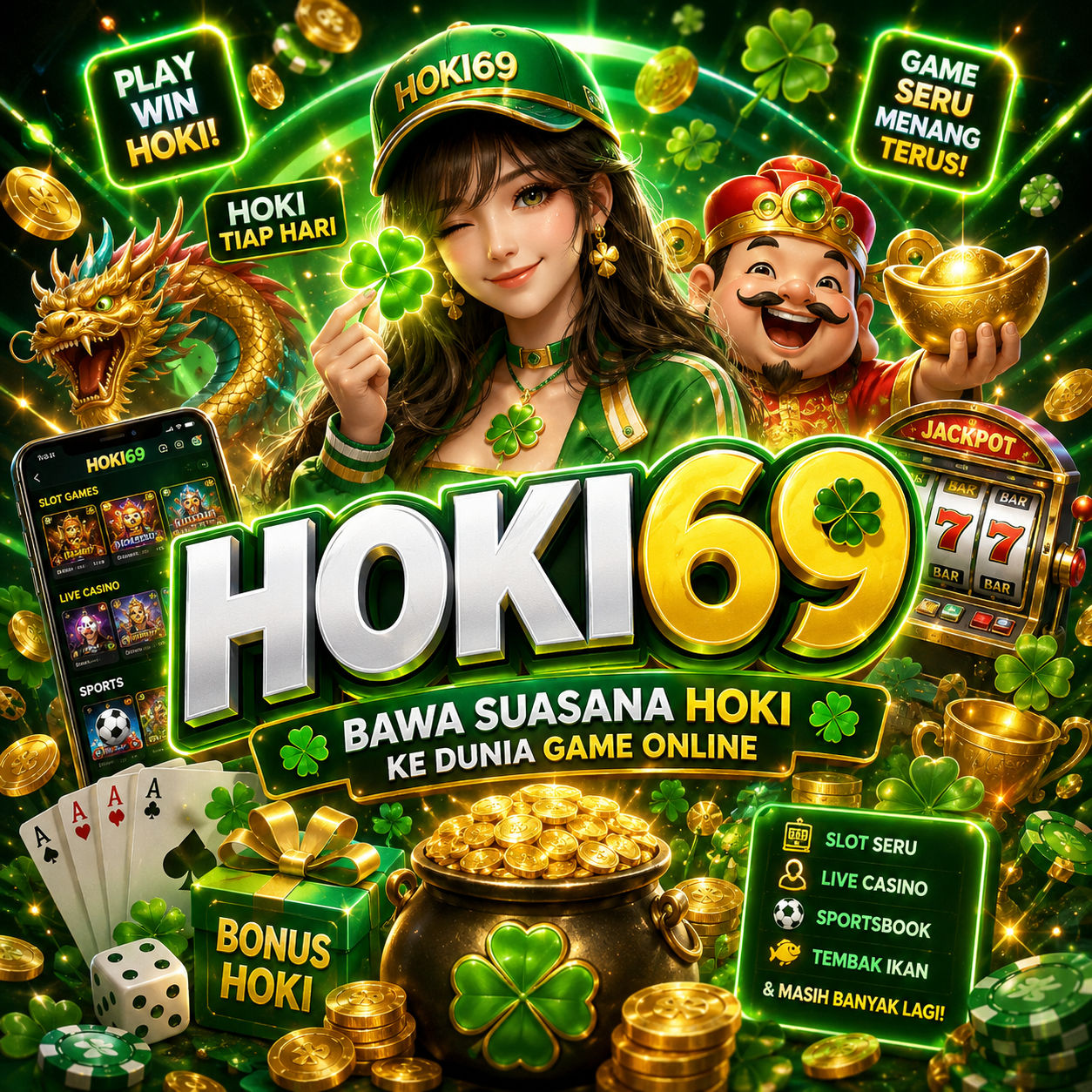 HOKI69 🍀 Bawa Suasana Hoki ke Dunia Game Online
