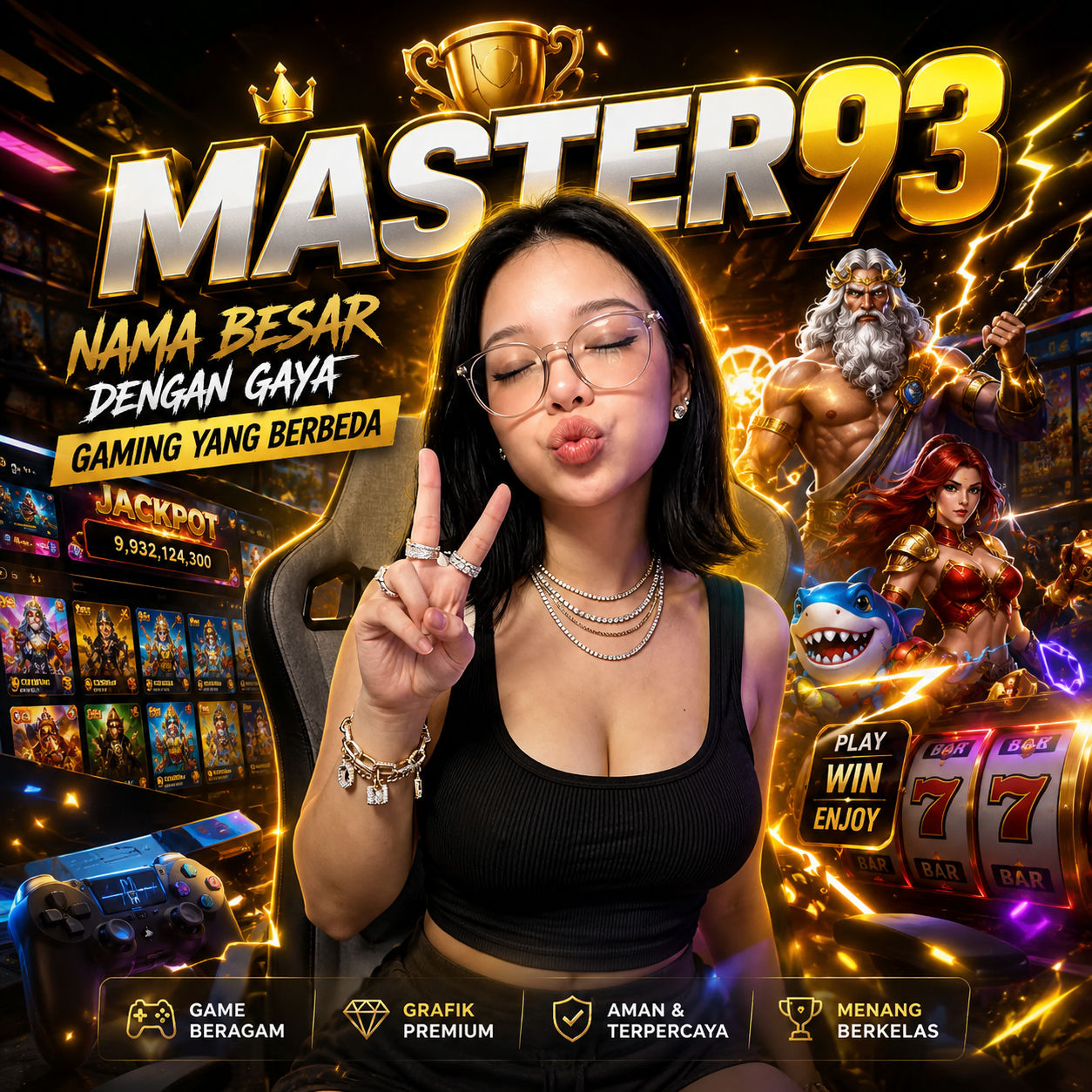 MASTER93 π Nama Besar dengan Gaya Gaming yang Berbeda
