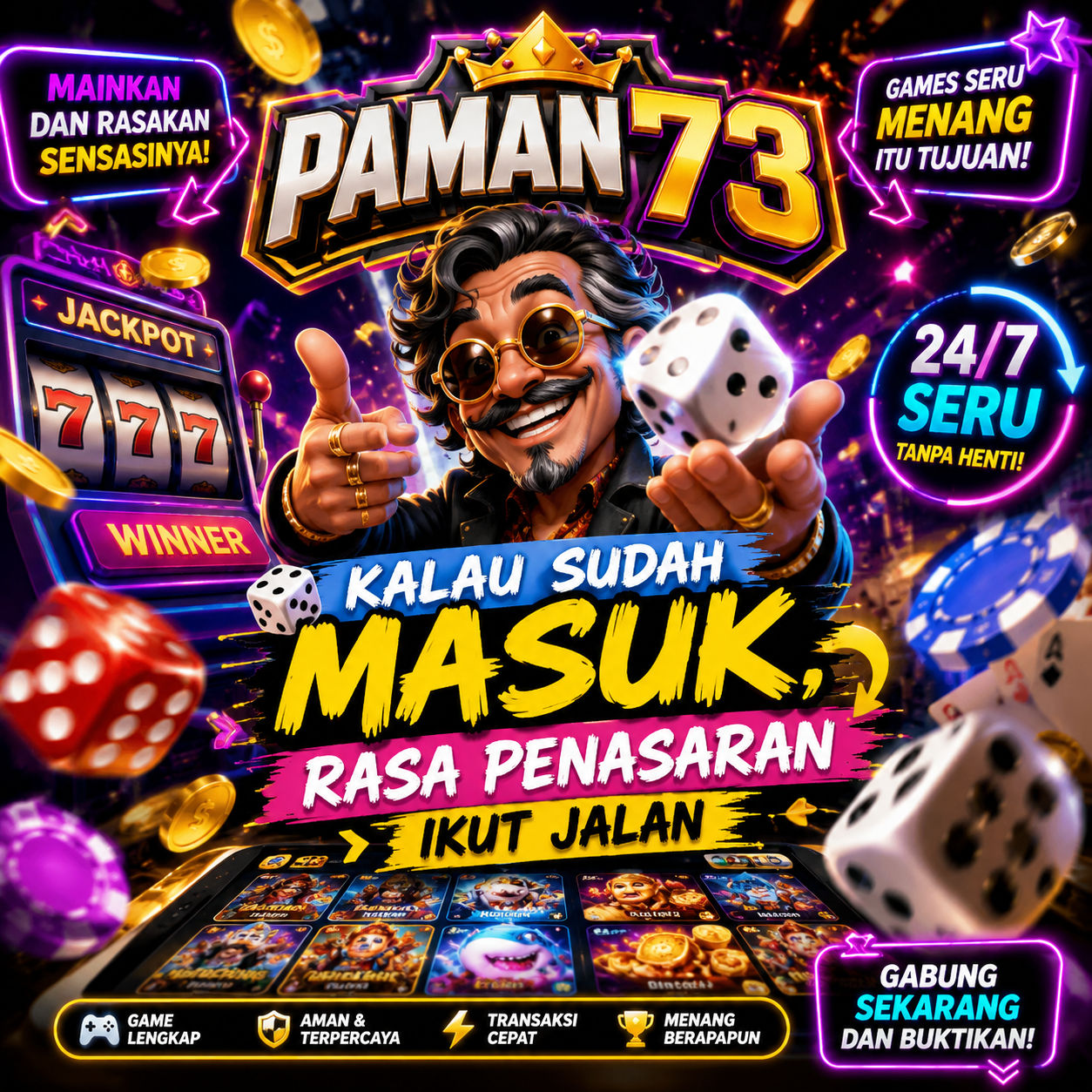 PAMAN73 🎲 Kalau Sudah Masuk, Rasa Penasaran Ikut Jalan