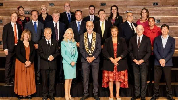 An image of all the current Auckland Council members