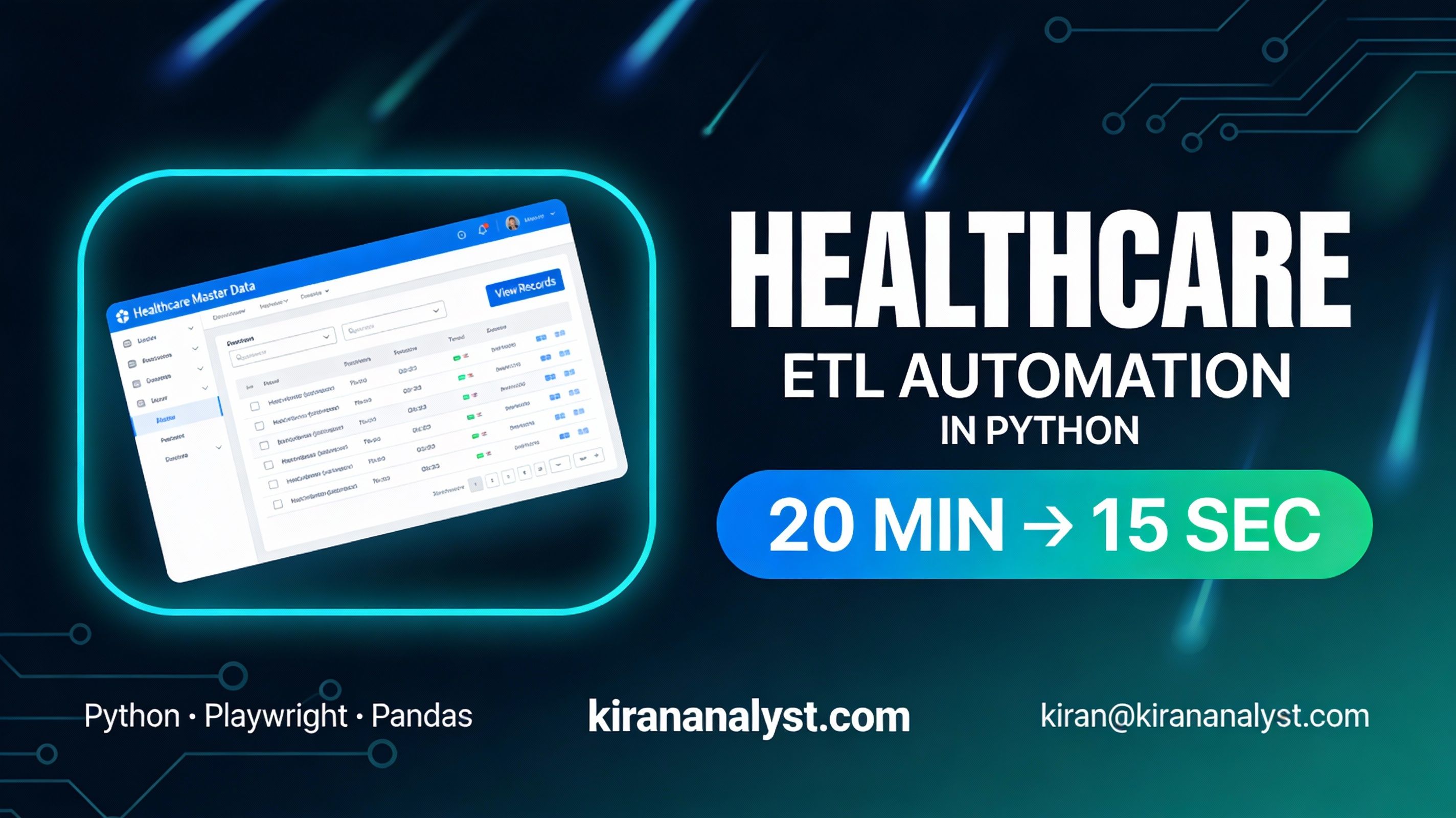 Project image for End-to-End Healthcare Automated Data Pipeline