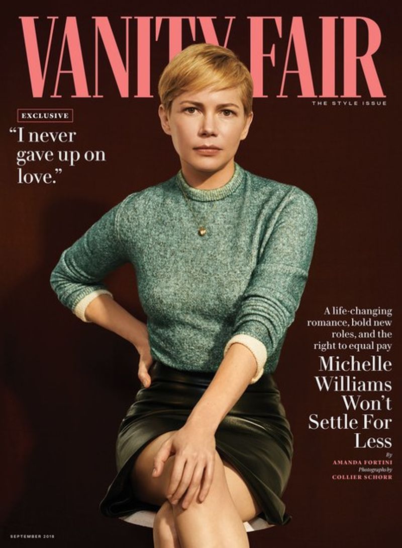 Vanity Fair Italy Magazine Cover September 2018 - Michelle Williams