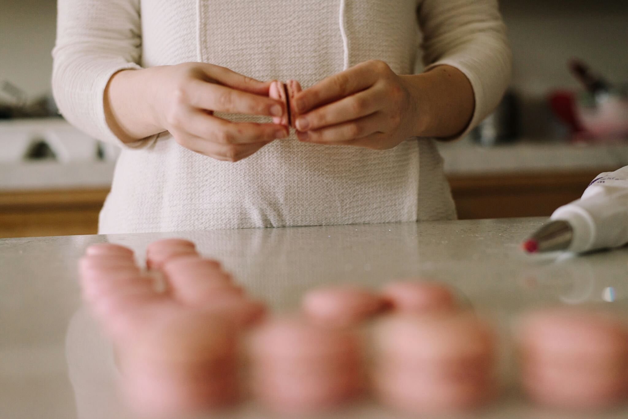 Macaroon-making - Château Kirwan