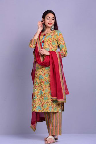 Mustard Mahira Suit Set