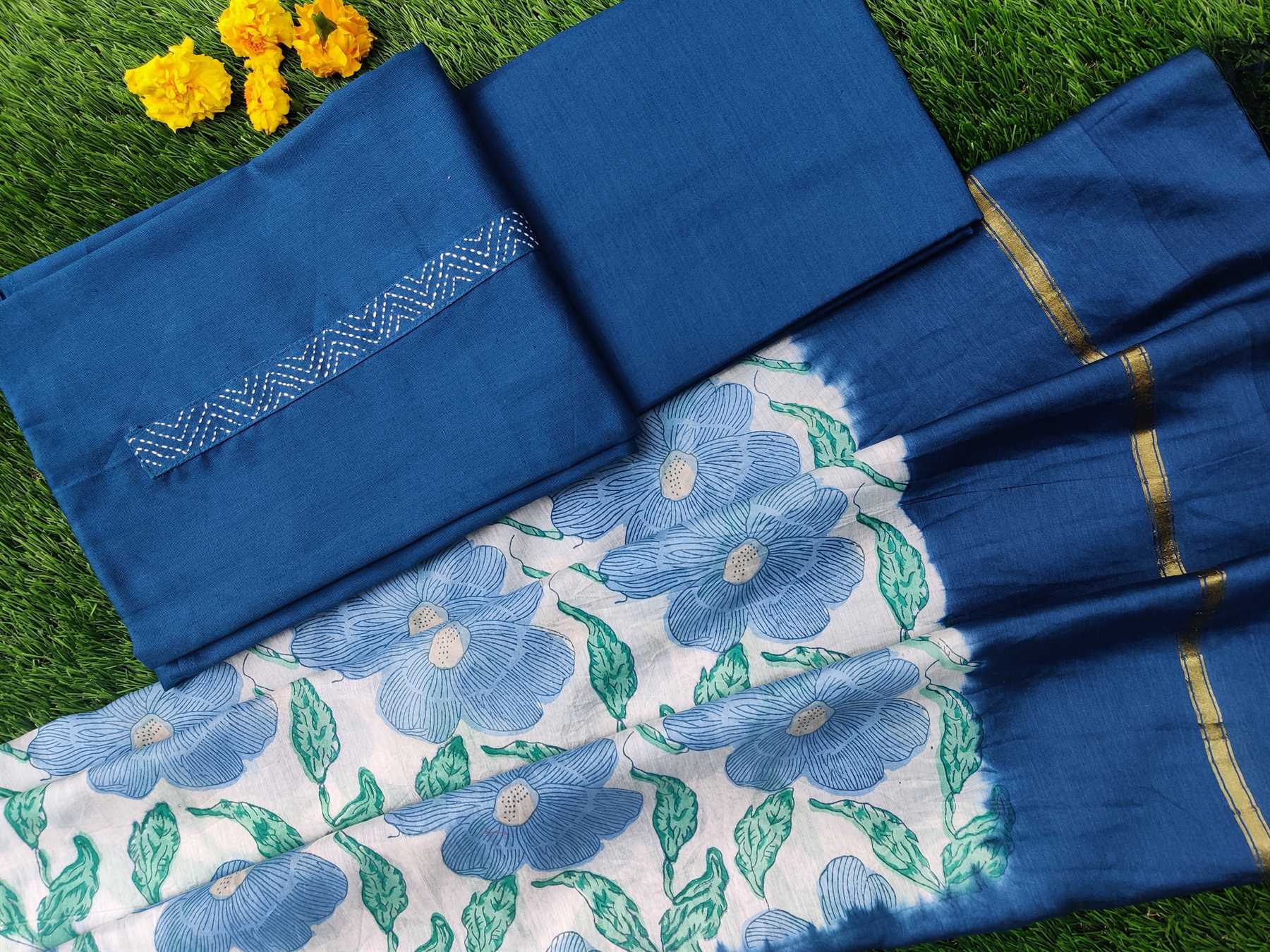 Khadi top cotton suits