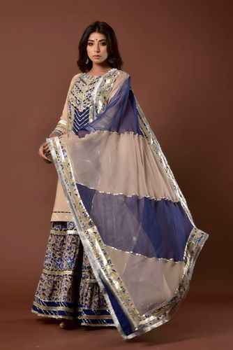 Gulshan Blue Garara Set