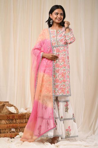 Pink and Orange Garara Set