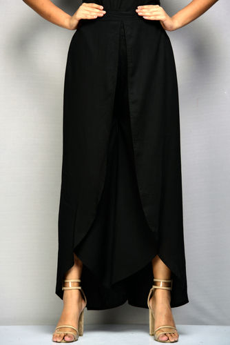 Black Double Layer Pants