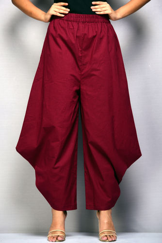 Maroon Afghani Salwar